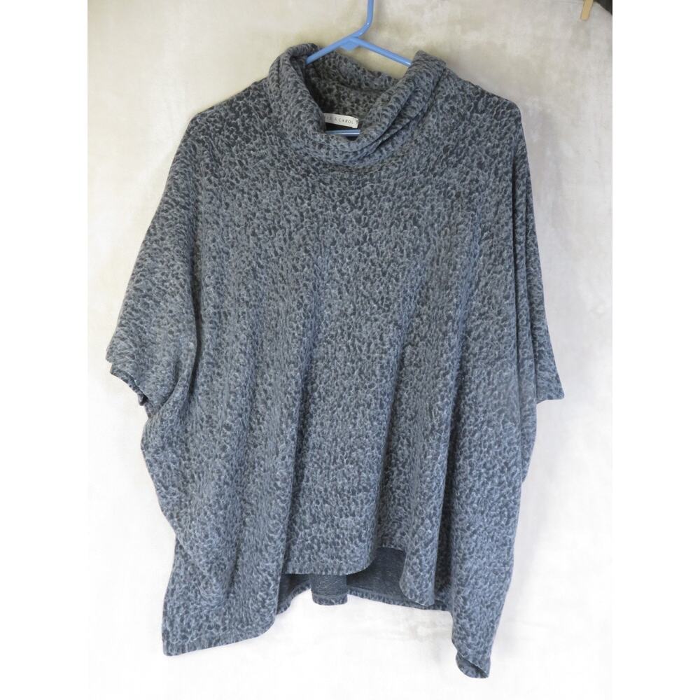 Vintage Chris & Carol Poncho Shirt Cowl Neck Women's Size Medium Made in USA